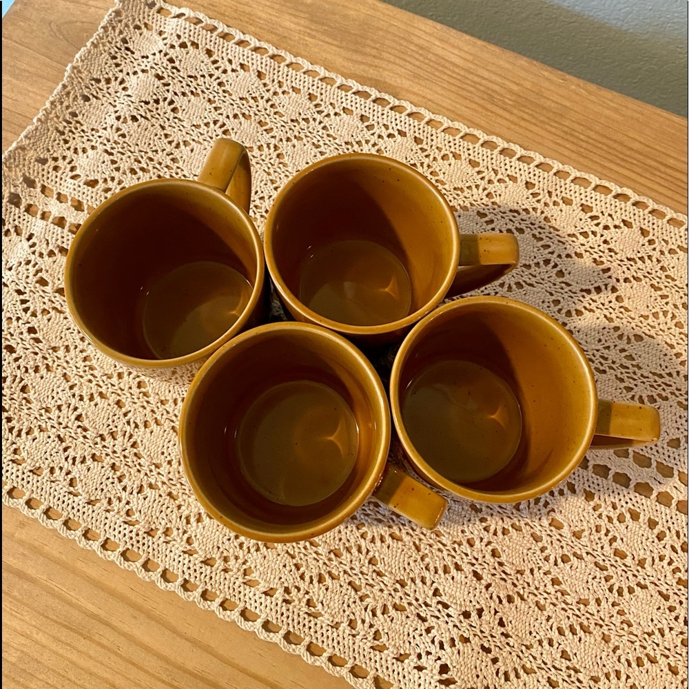 Mid Century Modern MCM Style Mugs Set of 4 - Picture 3 of 6